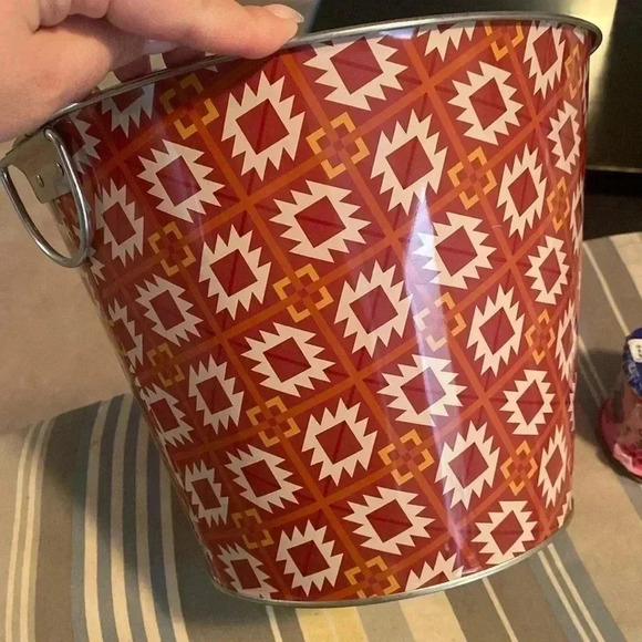 Other - 5 for $20 bundle item -Decorative metal bucket with handles